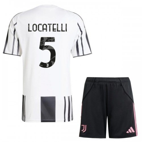 Conjunto Juventus Locatelli 5 Equipamento Principal 2025-26 - Criança Conjunto Juventus Locatelli 5 Equipamento Principal 2025-26 - Criança